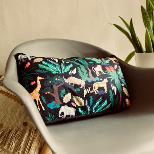 coussin jungle animaux