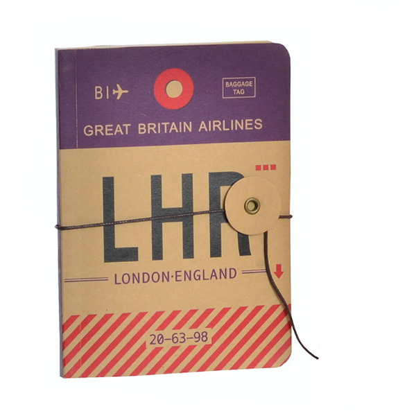 carnet de note - Aéroport Londres