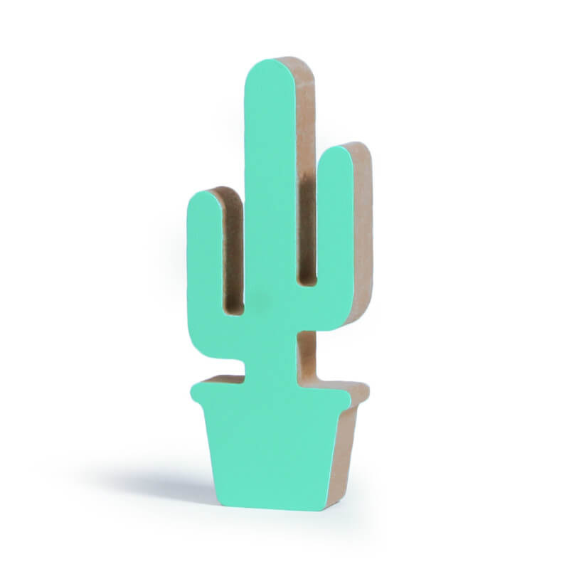 Cactus deco objet décoratif bois atelier pierre miami