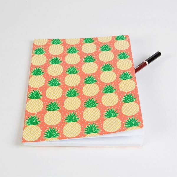 Cahier fantaisie ananas papeterie pineapple notebook