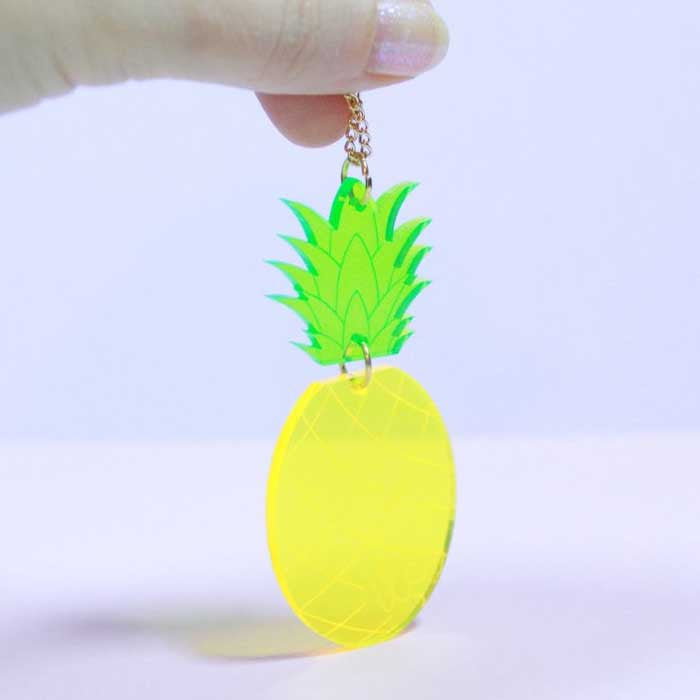 Collier pendentif ananas pineapple love crafty