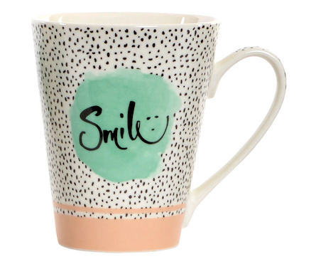Tasse tea smile design memphis